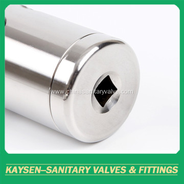 Sanitary vacuum air release breath valves